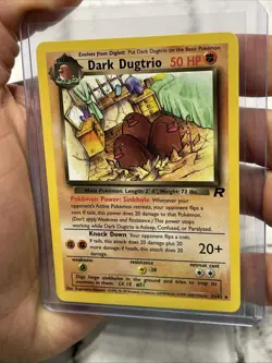 Dark Dugtrio 23/82 Team Rocket Rare Pokemon Card NM/MT Condition Vintage WOTC - Image 2