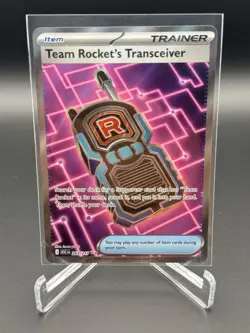 Team Rocket's Transceiver 263/217 ME: Ascended Heroes Pokemon TCG NM Pack Fresh - Image 3