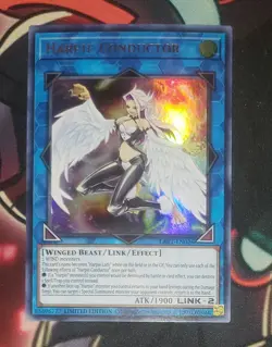 Yu-Gi-Oh! Harpie Conductor LART-EN026 Limited Edition Ultra Rare Near-Mint - Image 1