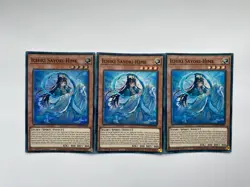 3 x Ichiki Sayori-Hime DOOD-EN030 Super Rare 1st Edition YuGiOh Playset NM - Image 1