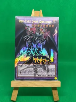 RA05-EN141 Red-Eyes Dark Dragoon Extended Art Ultra Rare 1st Ed YuGiOh - Image 1
