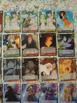 Weiss Schwarz Assorted Card Lot ×46 All Foils (RR, R) English And Japanese Mixed - Image 4