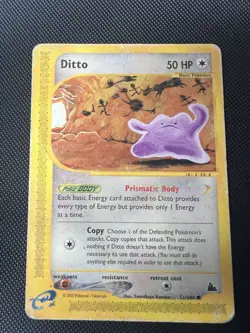 ditto 51/144 - Skyridge - Non Holo - Vintage Pokemon - Image 1