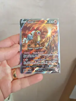 Entei V - GG36/GG70 - Pokemon Crown Zenith Galarian Gallery Ultra Rare NM - Image 1