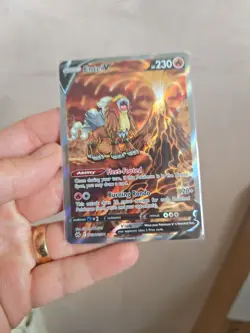 Entei V - GG36/GG70 - Pokemon Crown Zenith Galarian Gallery Ultra Rare NM - Image 2
