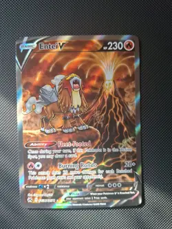 Entei V - GG36/GG70 - Pokemon Crown Zenith Galarian Gallery Ultra Rare NM - Image 1