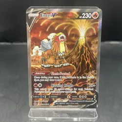 Entei V - GG36/GG70 - Pokemon Crown Zenith Galarian Gallery Ultra Rare NM - Image 1