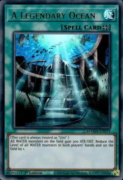 A Legendary Ocean - Ultra Rare 1st Edition MAMA-EN079 - NM - YuGiOh - Image 1