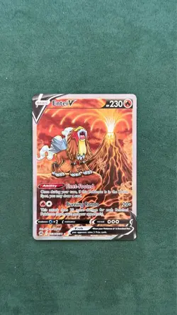 Pokemon Entei V GG36/GG70 Crown Zenith Galarian Gallery Ultra Rare NM - Image 1