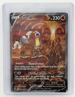 Pokemon TCG Entei V GG36/GG70 Crown Zenith Galarian Gallery – Ultra Rare – NM/M - Image 1