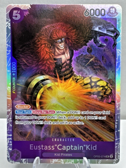 Eustass"Captain"Kid OP05-074 SR ONE PIECE Tcg Card Game NM PURPLE (Reprint) - Image 1