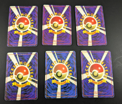 6 Pokemon Vending Machine Stickers Pocket Monsters Holo Prism Cards Japanese1996 - Image 2