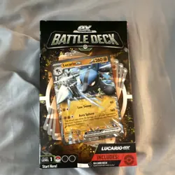 Pokemon TCG ex Battle Deck Lucario ex Starter Deck 60-Card English - Image 1