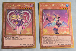 YuGiOh! Chocolate Magician Girl MVP1-ENG52 & Dark Magician Girl MVP1-ENG56 Cards - Image 1