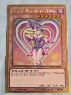 YuGiOh! Chocolate Magician Girl MVP1-ENG52 & Dark Magician Girl MVP1-ENG56 Cards - Image 2