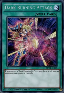 Dark Burning Attack - Secret Rare Limited Edition LDK2-ENS04 - NM - YuGiOh - Image 1