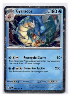 Gyarados - (Cosmo Holo) Miscellaneous Cards & Products 043/193 LP-NM - Image 1