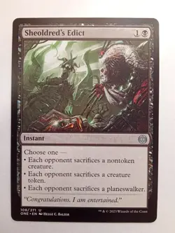Sheoldred's Edict 108 Phyrexia: All Will Be One MTG - Image 1