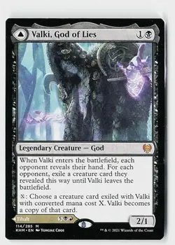 MTG ~ Valki, God of Lies Tibalt, Cosmic Impostor ~ Kaldhiem ~ NM - Image 1