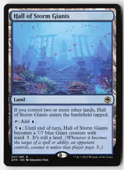 Hall of Storm Giants #257 (LP) Forgotten Realms AFR Magic MTG - Image 1