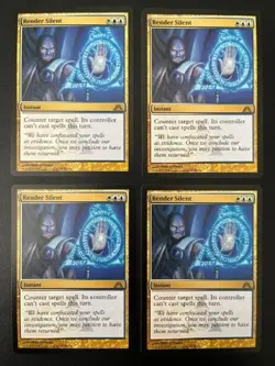 MTG- Render Silent x4 - Dragon's Maze - Image 1