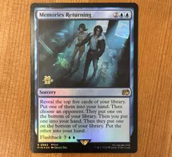 Memories Returning [Prerelease] R 0063, NM Foil Promo, MTG Final Fantasy VIII - Image 1