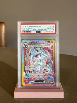 SYLVEON EX 156/131 PSA 10 PRISMATIC EVOLUTIONS SIR HOLO POKEMON ENGLISH GEM MINT - Image 1