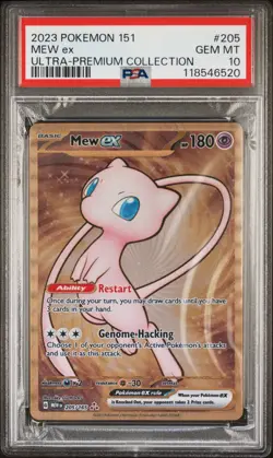 2023 Pokemon 151 Ultra-Premium Collection Mew EX #205 PSA 10 - Image 1