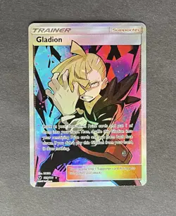 The Pokemon Company Gladion Full Art Ultra Rare Holo 109/111 Sm-Crimson Invasion - Image 1
