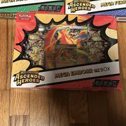 Pokemon TCG: Ascended Heroes Mega Ex Boxes - Emboar/Feraligatr/Meganium - Sealed - Image 4