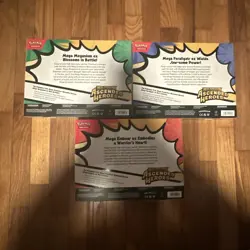 Pokemon TCG: Ascended Heroes Mega Ex Boxes - Emboar/Feraligatr/Meganium - Sealed - Image 5