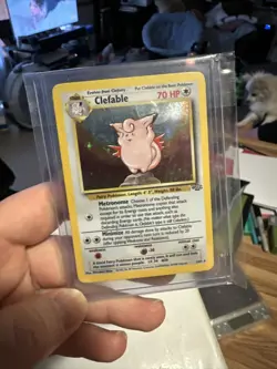 Pokemon TCG Clefable Jungle 1/64 Holo Unlimited Holo Rare - Image 1