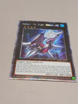 Yugioh Number 101: Silent Honor ARK RA04-EN211 Platinum Secret Rare 1st Ed NM - Image 1