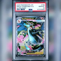 Pokemon TCG Mega Charizard Ex Phantasmal Flames 109/94 - PSA 10 - Image 1