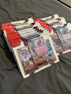 Pokemon Paldea Evolved Triple Blister Packs X20 - Image 2