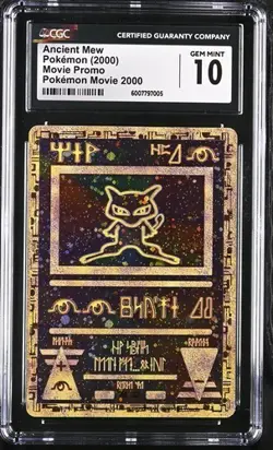 Pokemon Ancient Mew Movie 2000 Promo CGC 10 Gem Mint - Image 1