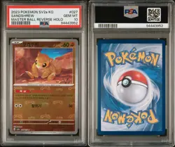 PSA 10 GEM MINT Korean Sandshrew 027/165 151 Master Ball Reverse Holo Pokemon - Image 3