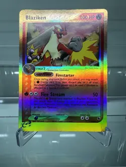 Pokemon Blaziken EX Ruby & Sapphire Reverse Holo Rare 3/109 - Image 1