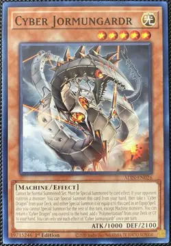 Cyber Jormungardr ALIN-EN026 Alliance Insight 1st Edition - Yugioh Card - Image 1