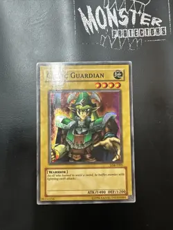 YUGIOH CELTIC GUARDIAN SUPER RARE LOB-E005 PLAYED - Image 1