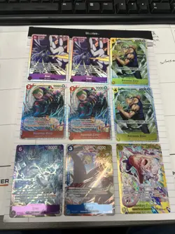 One Piece TCG Card Lot English Mixed Cards sr, rare basic and more big lot - Image 1