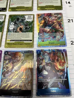 One Piece TCG Card Lot English Mixed Cards sr, rare basic and more big lot - Image 5