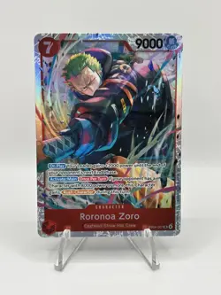 One Piece CCG Roronoa Zoro EB04-007 SR - English - PACK FRESH MINT - Image 1