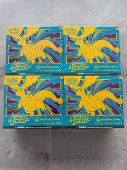 Pokemon Ascended Heroes Pokemon Center Elite Trainer Box ETB x 4 - New & Sealed - Image 1