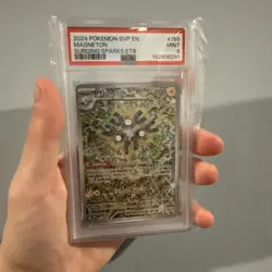2024 POKEMON SVP EN-SV BLACK STAR PROMO #159 MAGNETON PSA 9 - Image 2