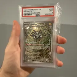 2024 POKEMON SVP EN-SV BLACK STAR PROMO #159 MAGNETON PSA 9 - Image 3