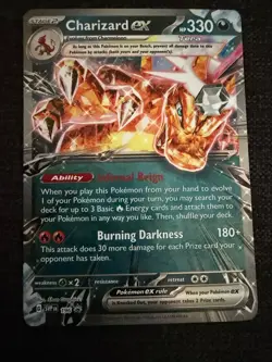 Charizard ex 196 Sv: Scarlet & Violet Promo Cards Holo - Image 1