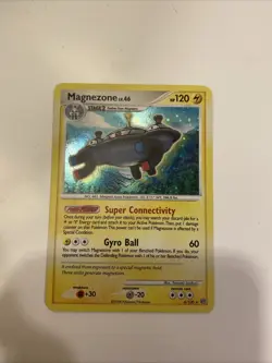 POKEMON MAGNEZONE LV.46 6/100 RARE COSMOS HOLOFOIL STORMFRONT MP CARD - Image 1