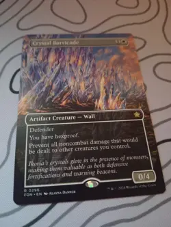 MTG Mint Singles - Crystal Barricade 0296 | FDN | Borderless | SYD - Image 1