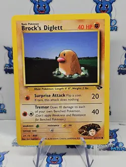 Brock's Diglett 67/132 Pokemon Gym Challenge LP - Image 1